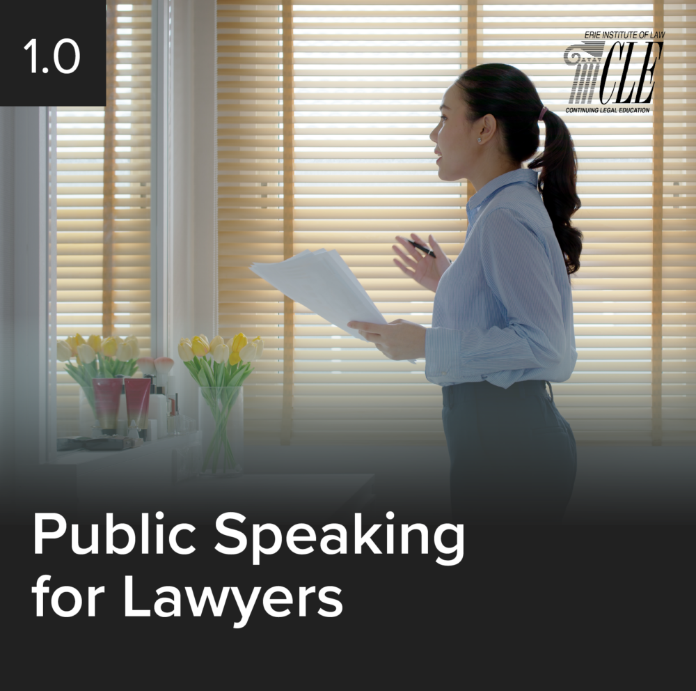 #2450 Public Speaking for Lawyers